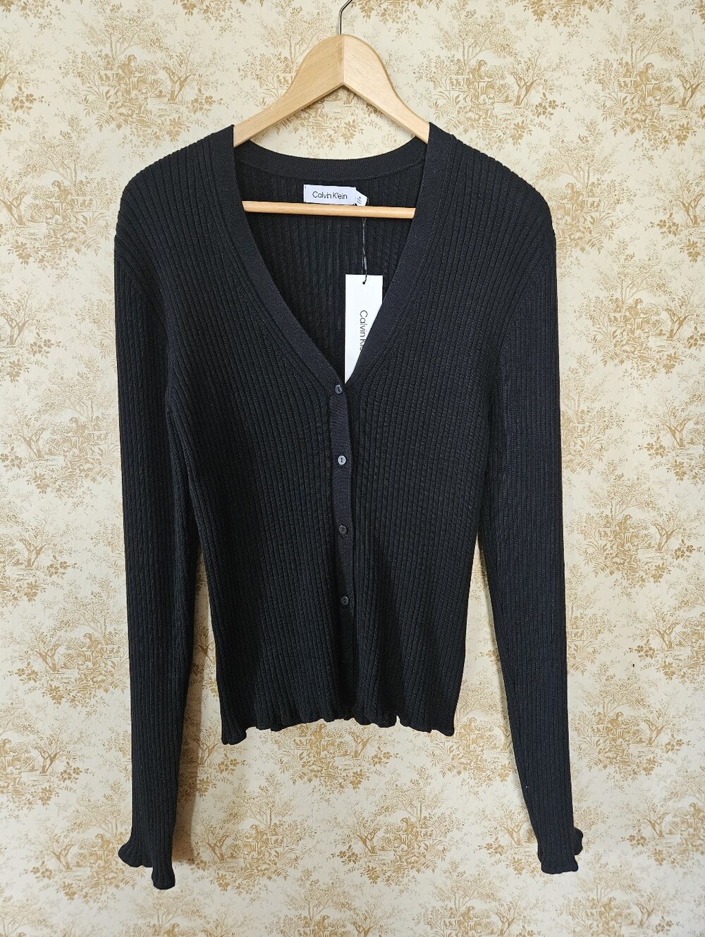 Calvin Klein Black Sweater Cardigan